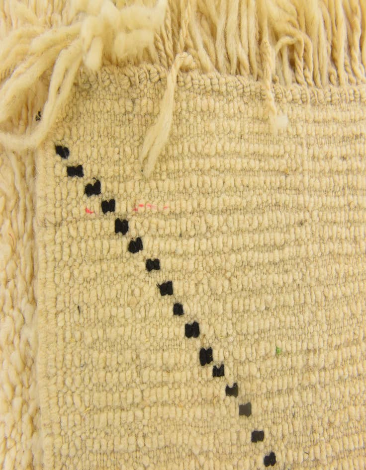 Detail image of 5' 9 x 8' 2  Hand Knotted Moroccan Wool Rug