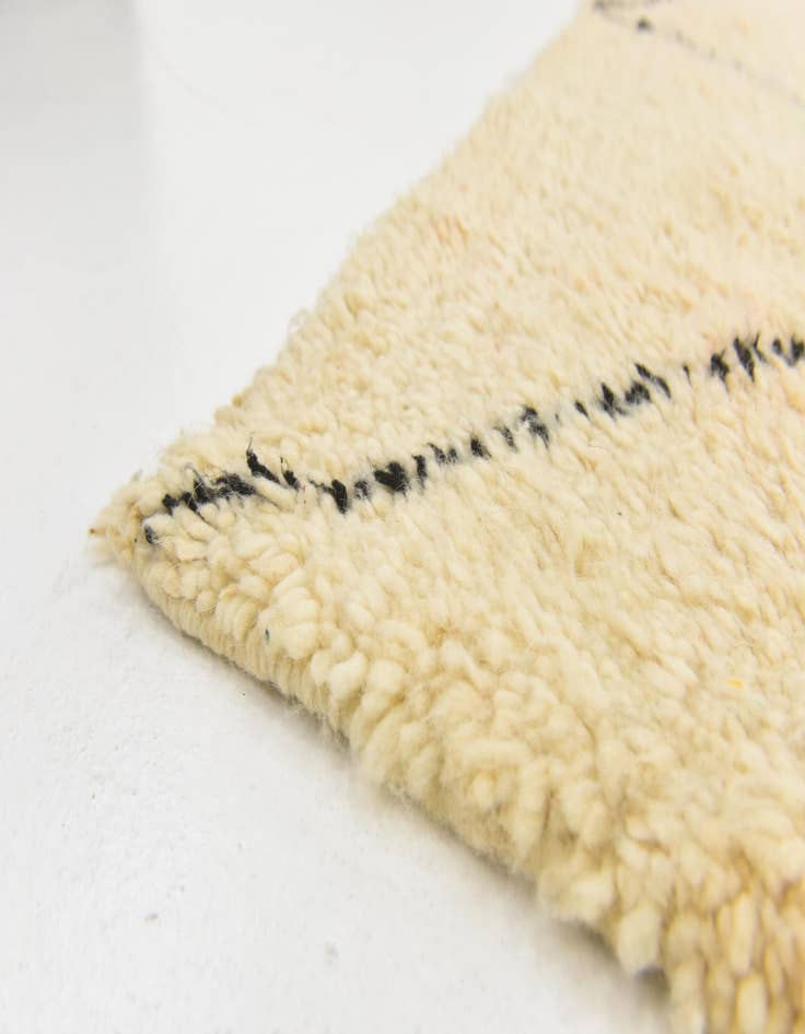 Detail image of 5' 9 x 8' 2  Hand Knotted Moroccan Wool Rug