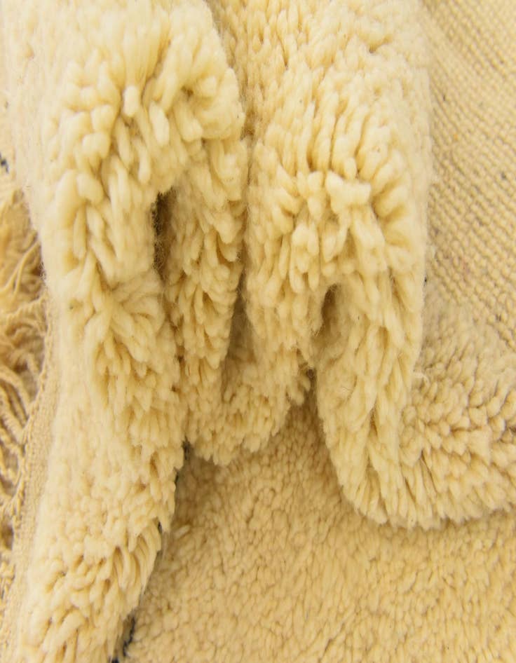 Detail image of 8' 8 x 11' 9 Hand Knotted Moroccan Wool Rug