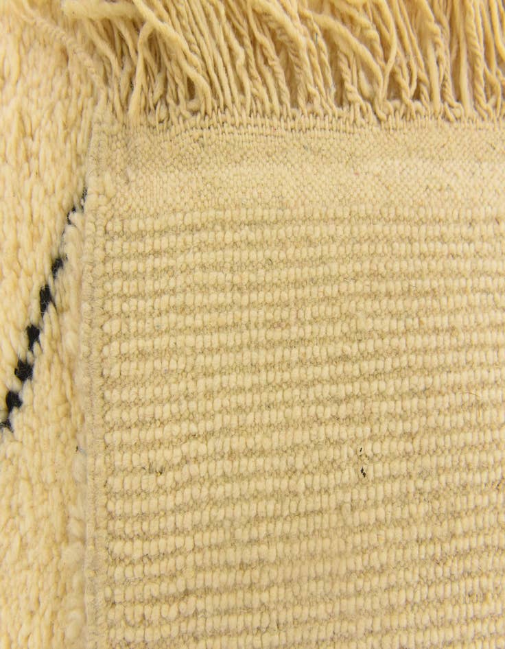 Detail image of 8' 8 x 11' 9 Hand Knotted Moroccan Wool Rug