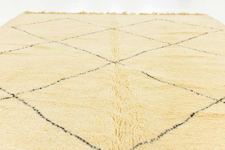 8' 8 x 11' 9 Hand Knotted Moroccan Wool Rug
