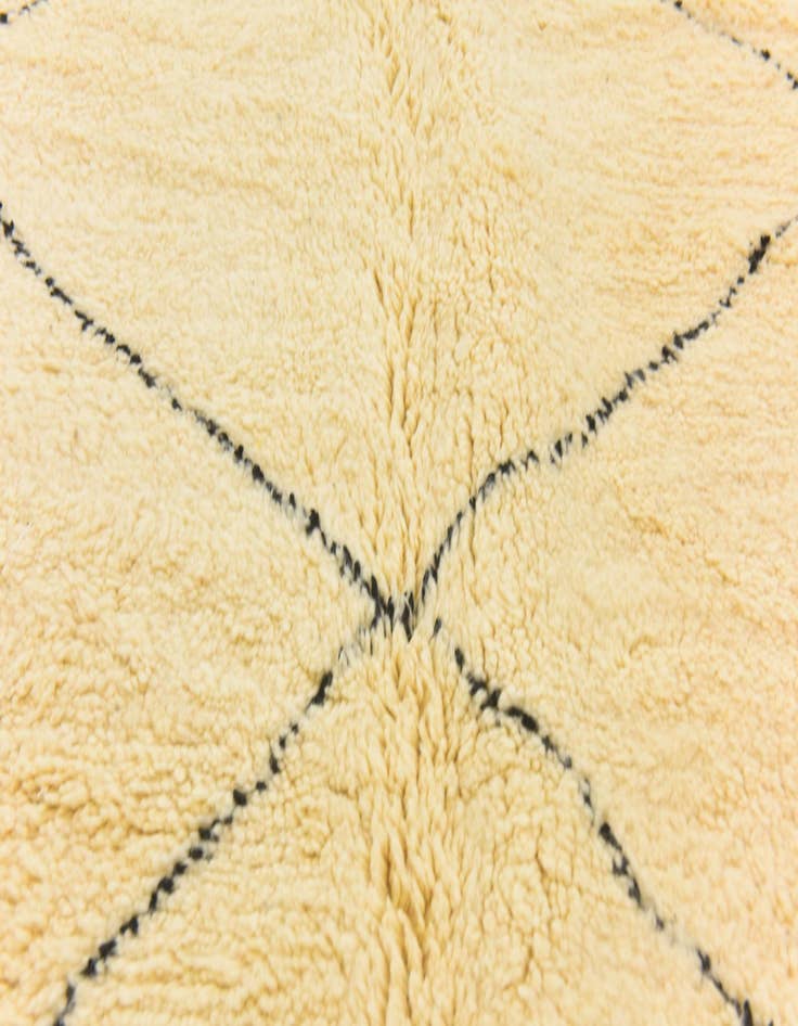 Detail image of 8' 8 x 11' 9 Hand Knotted Moroccan Wool Rug