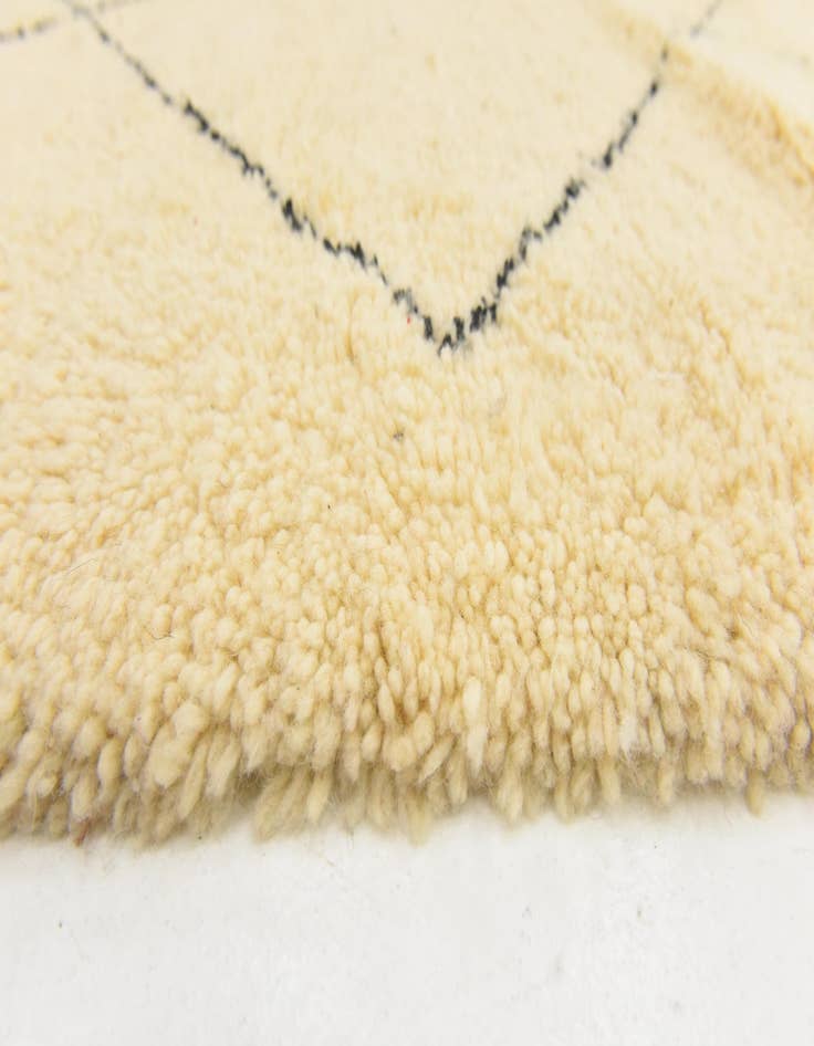 Detail image of 8' 8 x 11' 9 Hand Knotted Moroccan Wool Rug