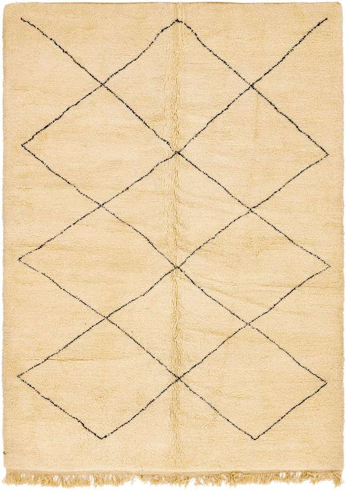 8' 8 x 11' 9 Hand Knotted Moroccan Wool Rug