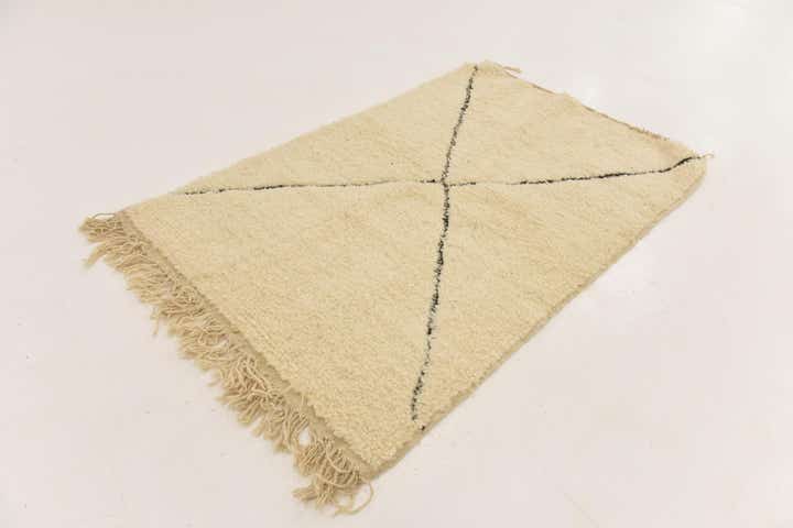 3' 3 x 5' 1 Hand Knotted Moroccan Wool Rug