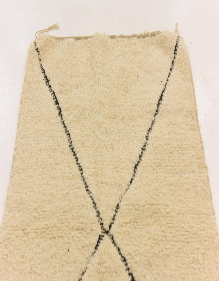 Detail image of 3' 3 x 5' 1  Hand Knotted Moroccan Wool Rug