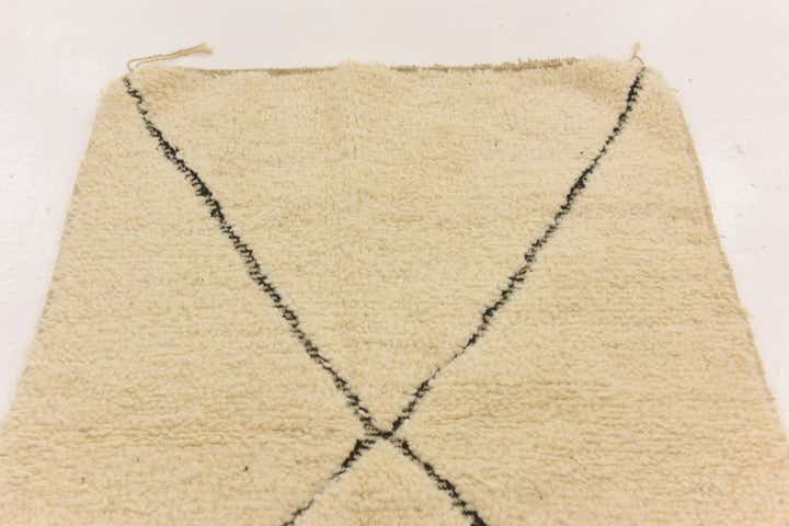 3' 3 x 5' 1 Hand Knotted Moroccan Wool Rug