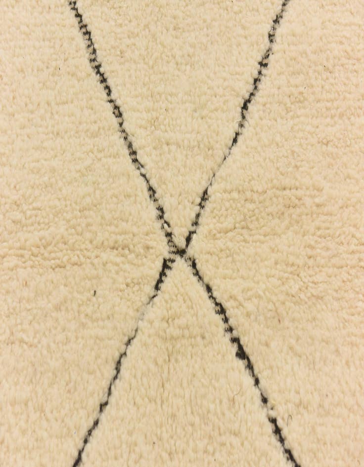 Detail image of 3' 3 x 5' 1  Hand Knotted Moroccan Wool Rug