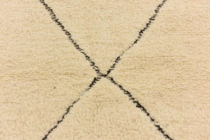 3' 3 x 5' 1 Hand Knotted Moroccan Wool Rug