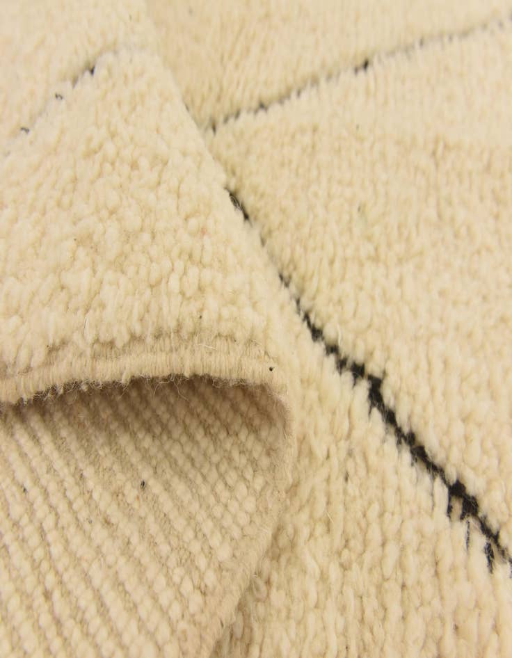 Detail image of 3' 3 x 5' 1  Hand Knotted Moroccan Wool Rug