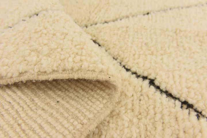 3' 3 x 5' 1 Hand Knotted Moroccan Wool Rug