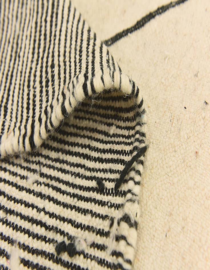 Detail image of 6' 4 x 9' 2  Hand Knotted Moroccan Wool Rug