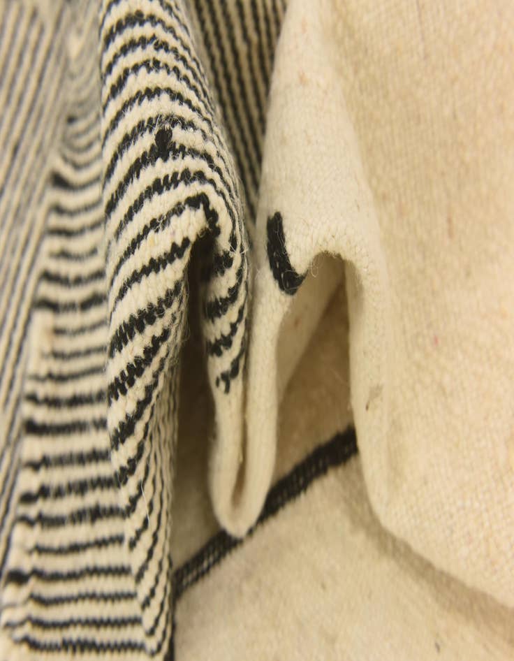 Detail image of 6' 4 x 9' 2  Hand Knotted Moroccan Wool Rug