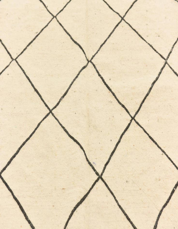 Detail image of 6' 4 x 9' 2  Hand Knotted Moroccan Wool Rug