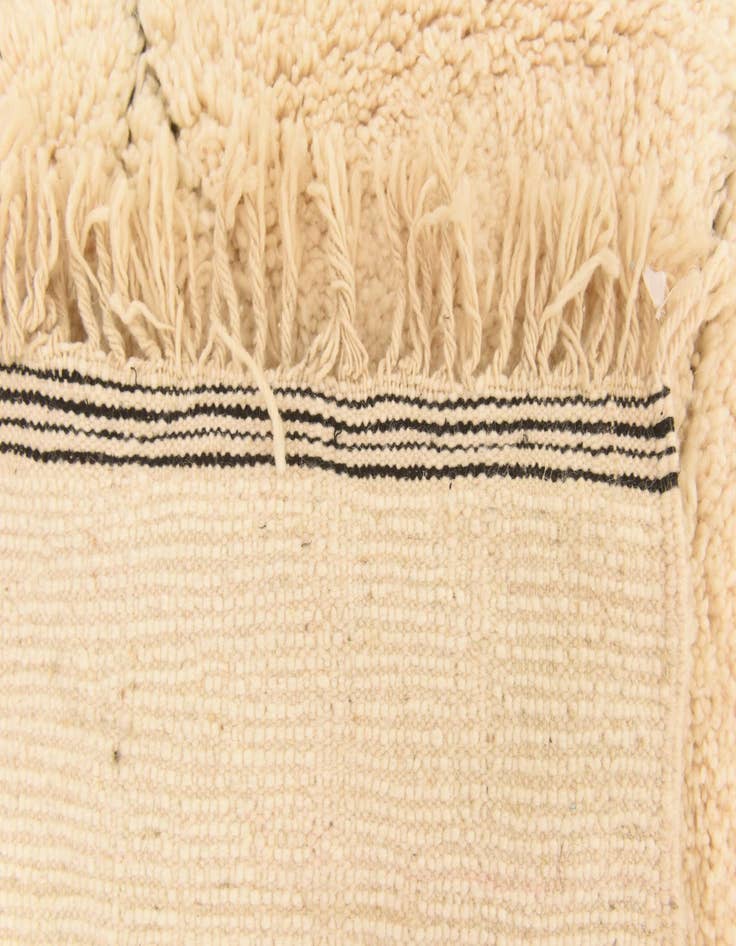 Detail image of 6' 7 x 9' 9  Hand Knotted Moroccan Wool Rug