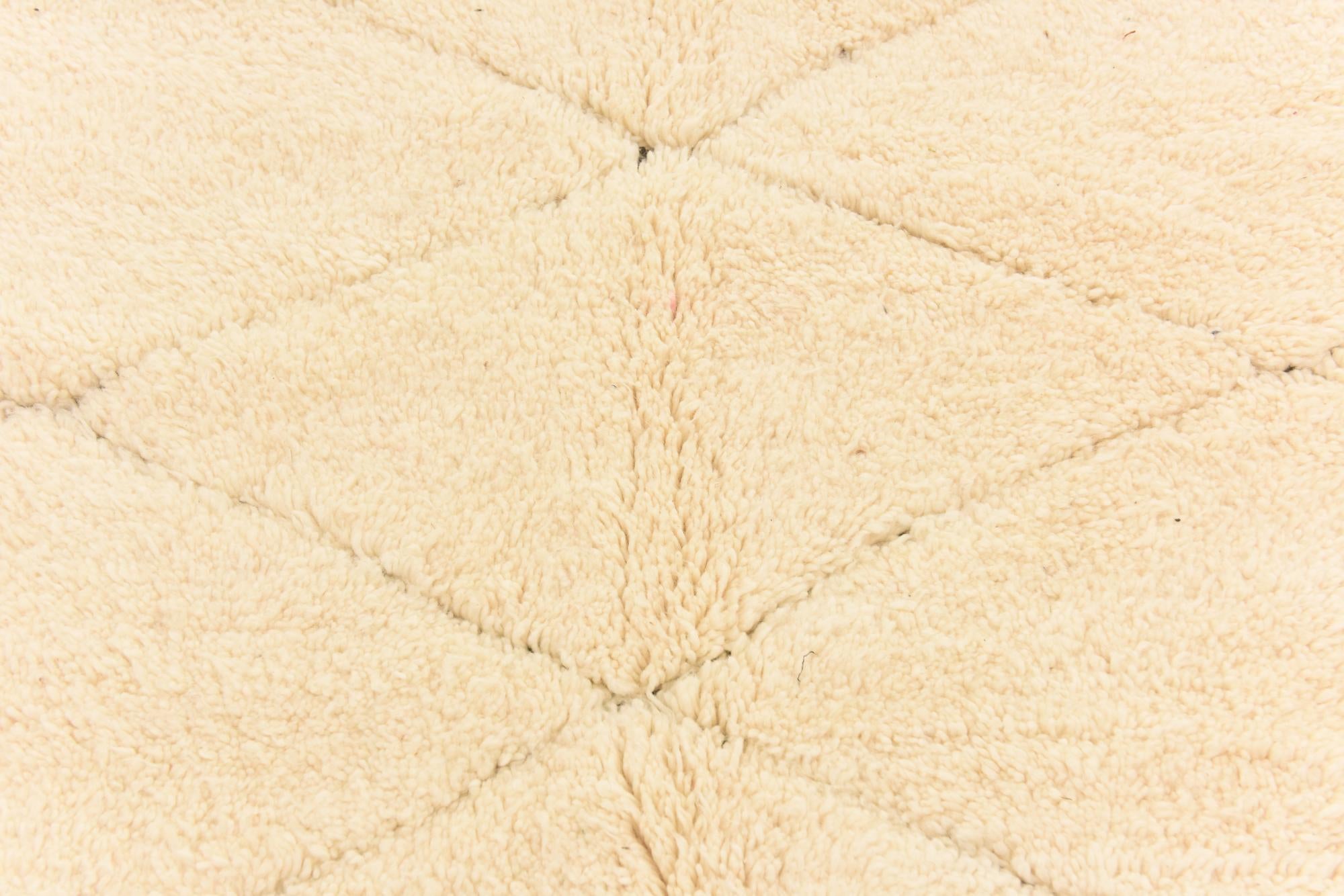6' 7 x 9' 9 Hand Knotted Moroccan Wool Rug