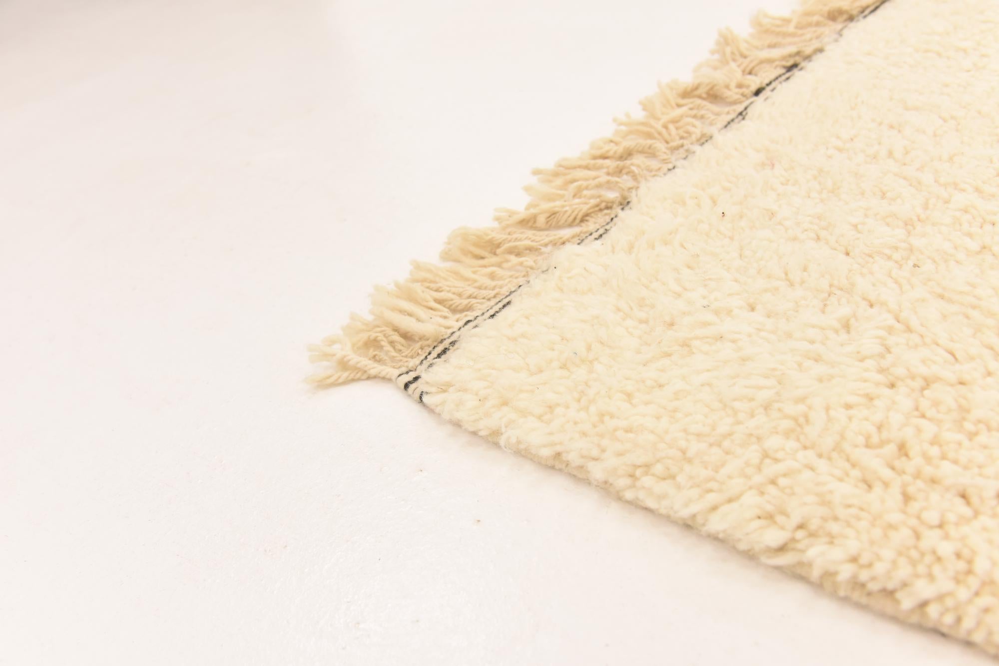 6' 7 x 9' 9 Hand Knotted Moroccan Wool Rug