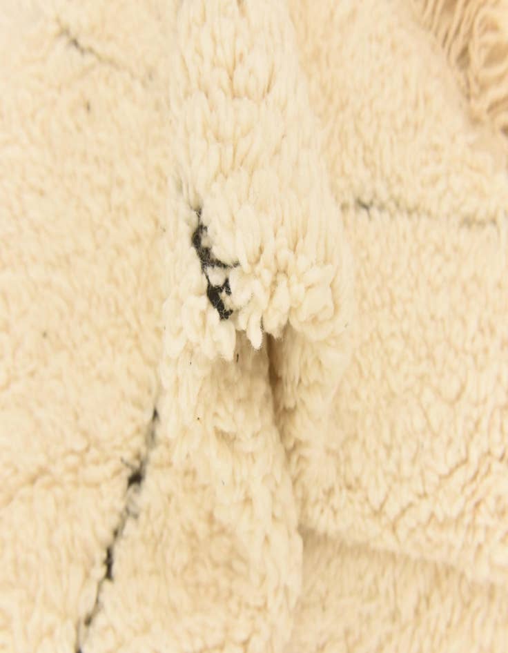 Detail image of 6' 3 x 10' 2  Hand Knotted Moroccan Wool Rug