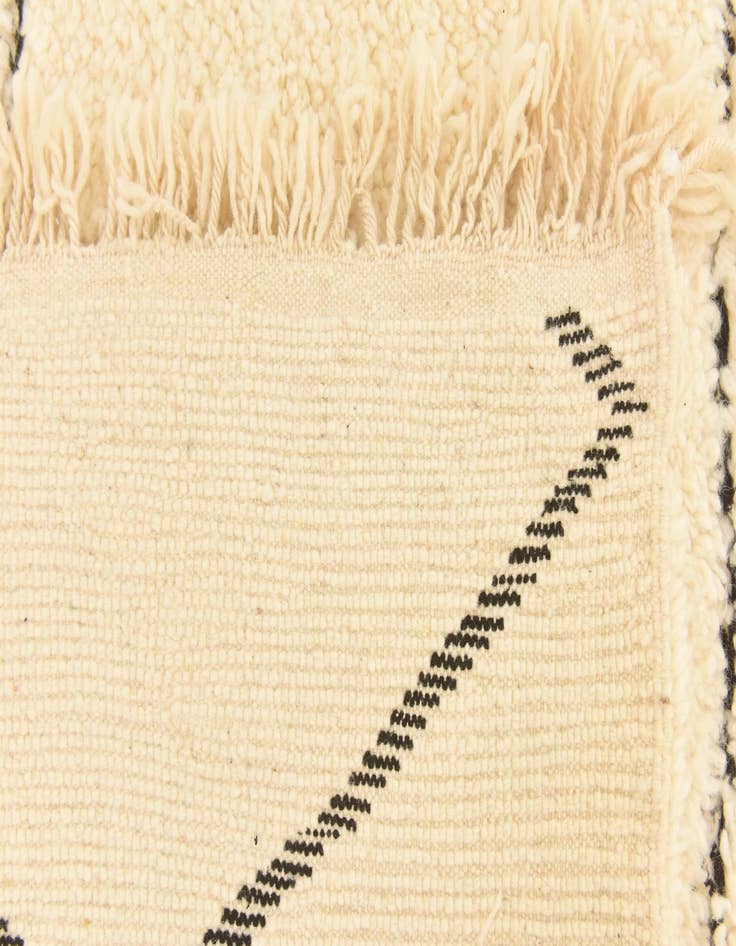 Detail image of 6' 3 x 10' 2  Hand Knotted Moroccan Wool Rug