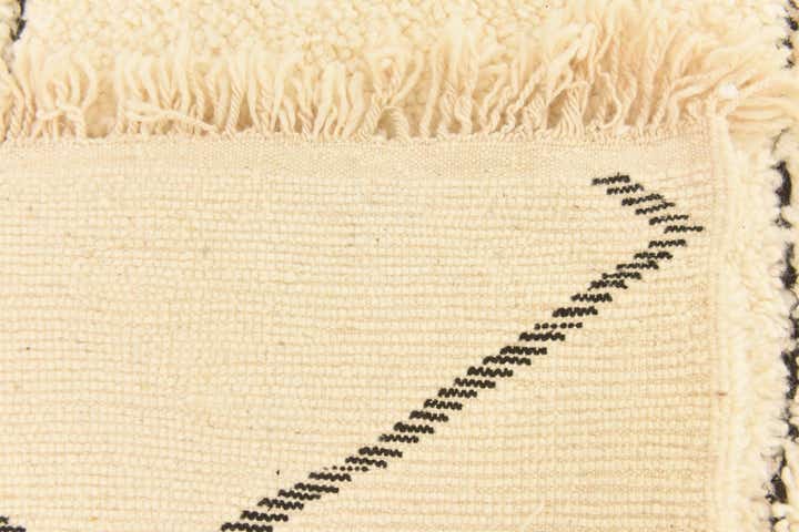 6' 3 x 10' 2 Hand Knotted Moroccan Wool Rug
