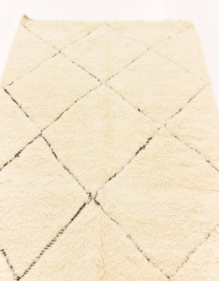 Detail image of 6' 3 x 10' 2  Hand Knotted Moroccan Wool Rug