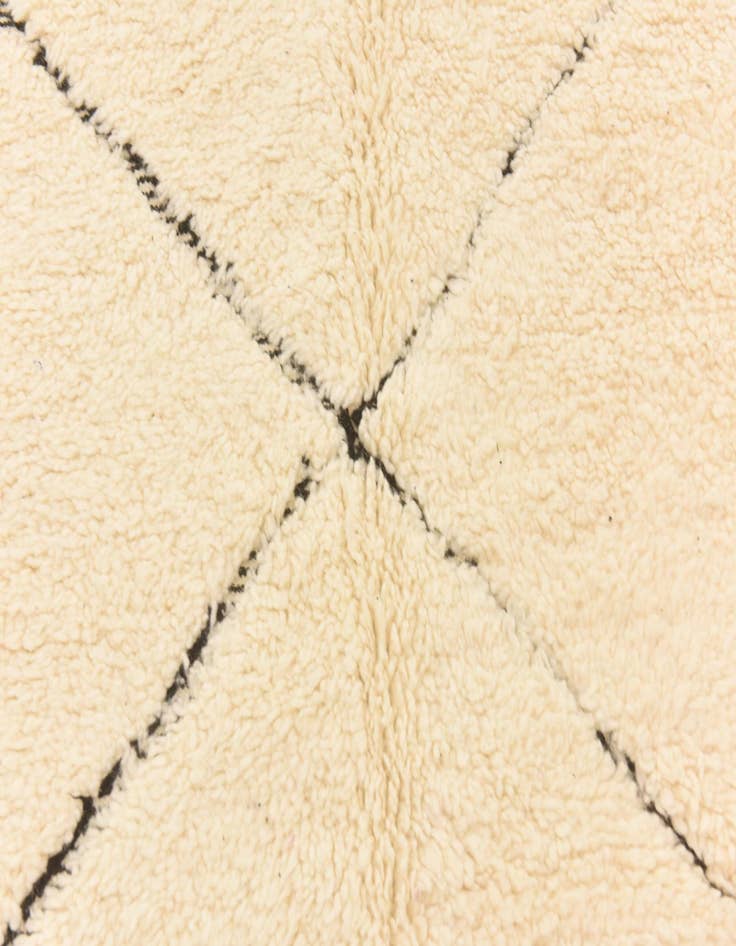 Detail image of 6' 3 x 10' 2  Hand Knotted Moroccan Wool Rug