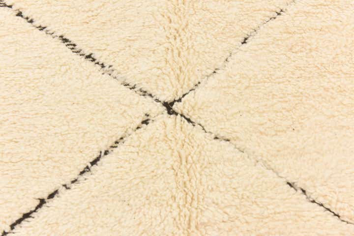 6' 3 x 10' 2 Hand Knotted Moroccan Wool Rug