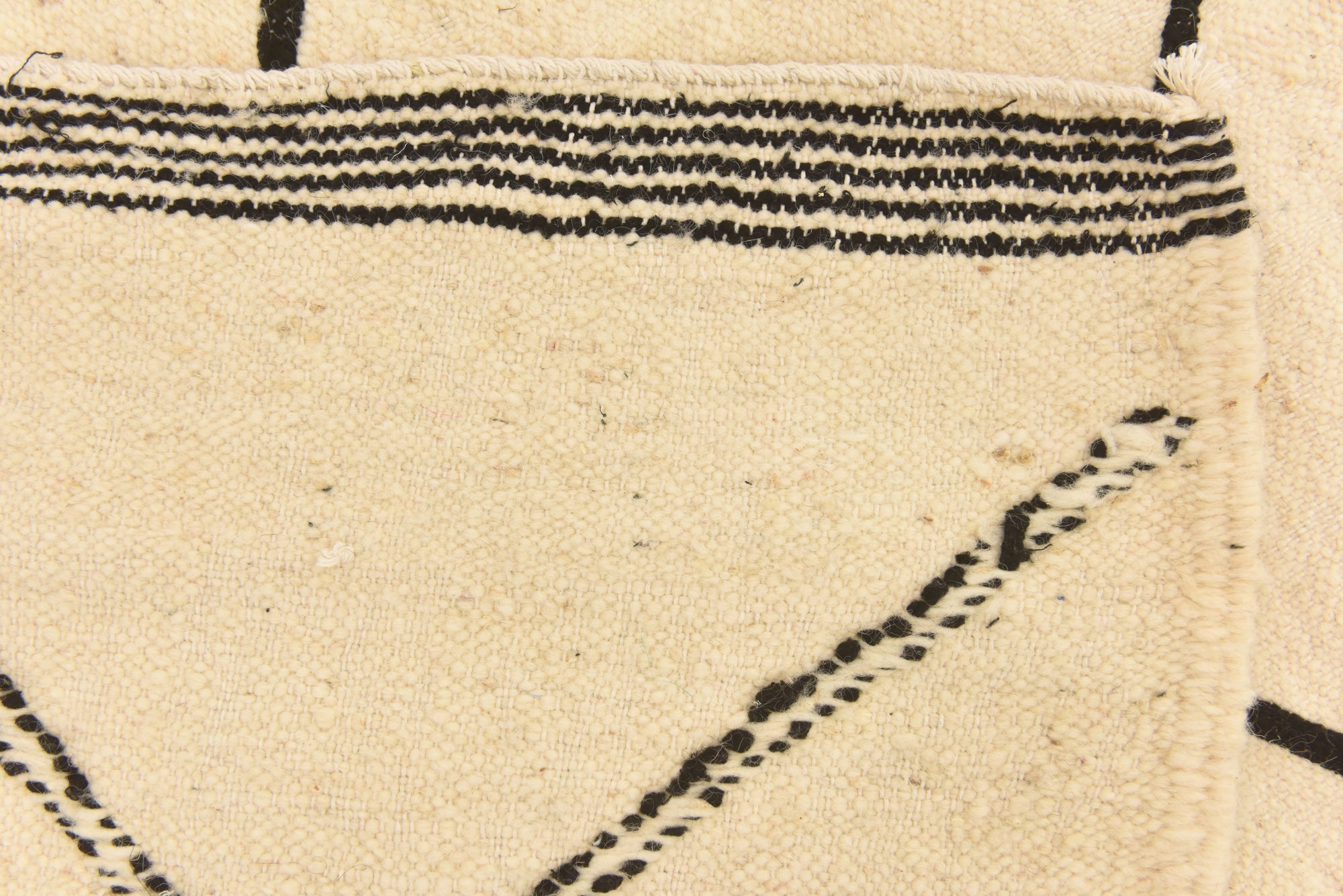 6' 8 x 10' 3 Hand Knotted Moroccan Wool Rug