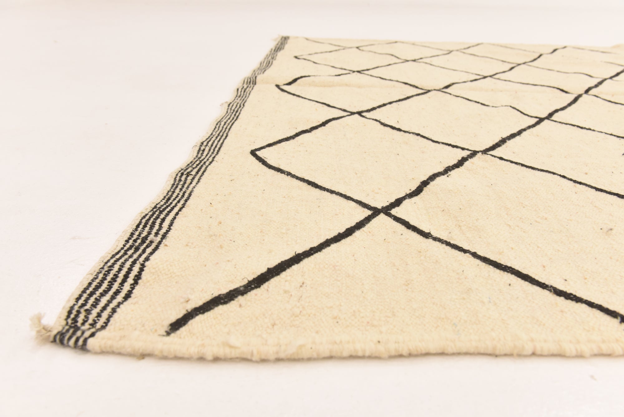 6' 8 x 10' 3 Hand Knotted Moroccan Wool Rug