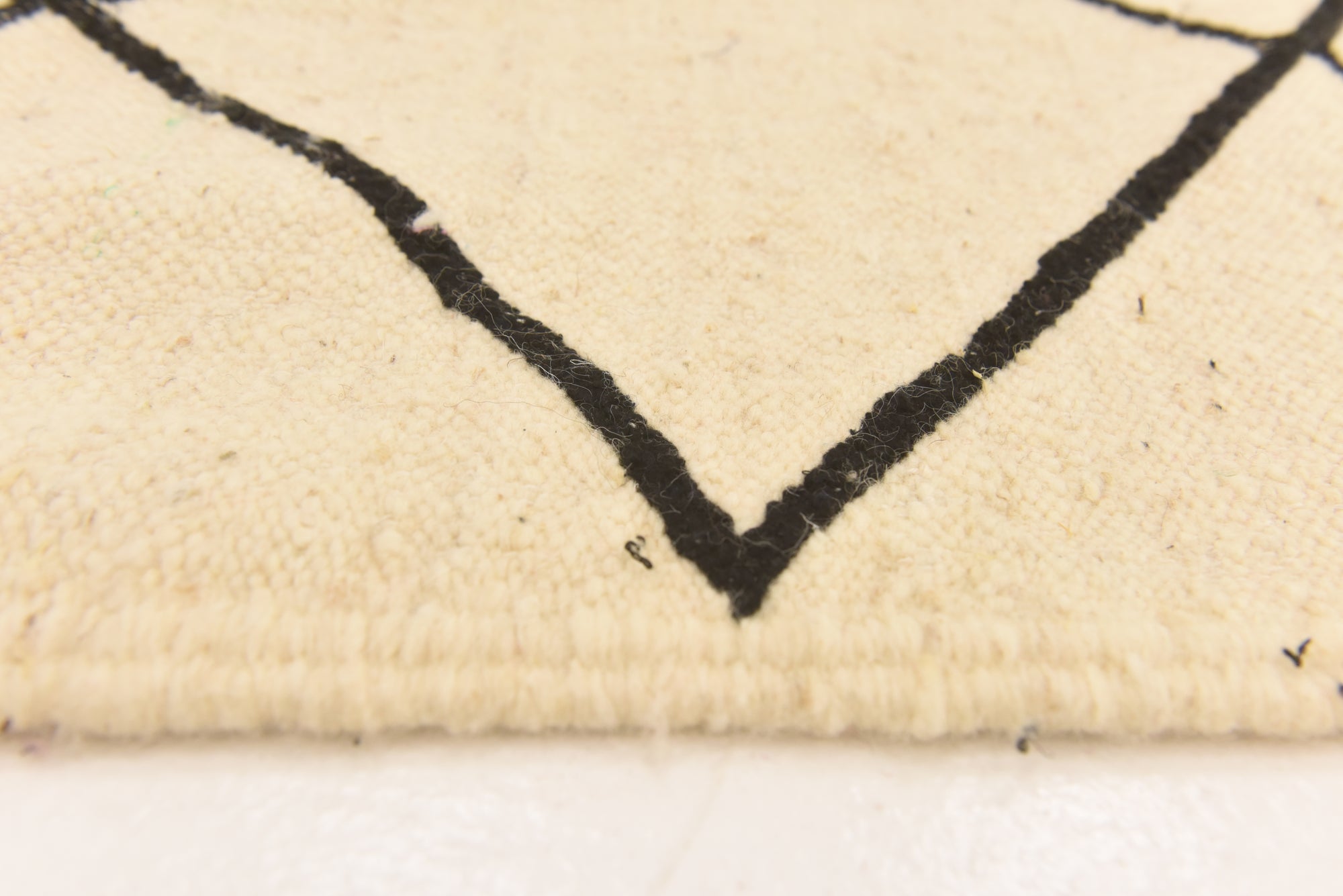6' 8 x 10' 3 Hand Knotted Moroccan Wool Rug