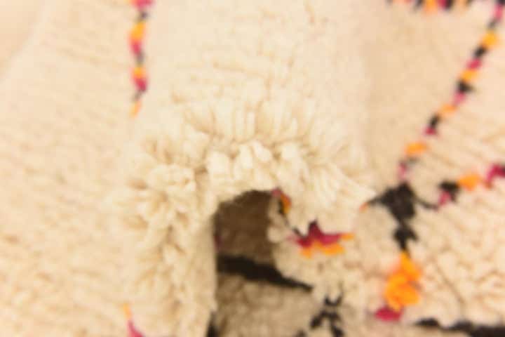 5' 3 x 8' 2 Hand Knotted Moroccan Wool Rug