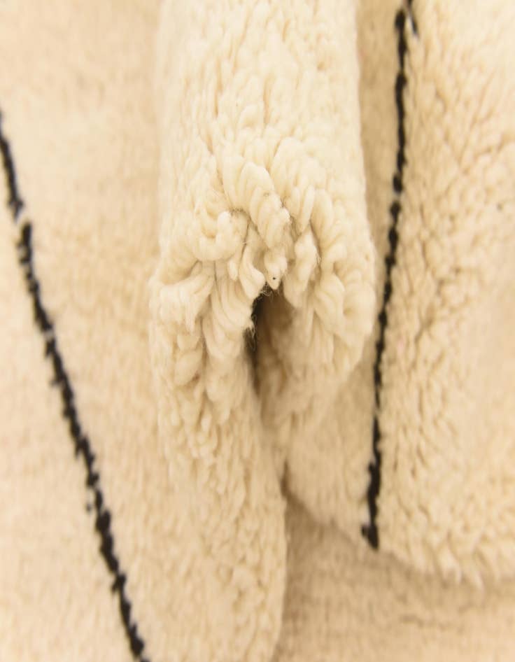 Detail image of 6' 2 x 10' 3  Hand Knotted Moroccan Wool Rug