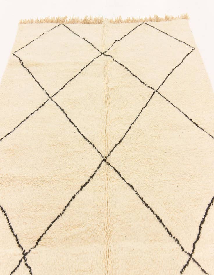 Detail image of 6' 2 x 10' 3  Hand Knotted Moroccan Wool Rug