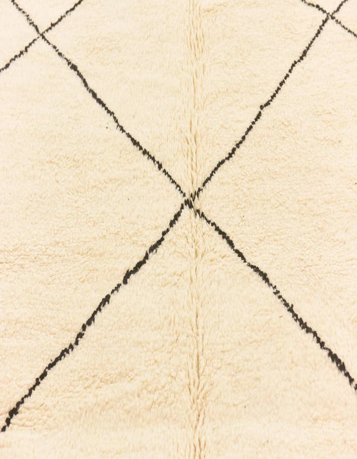 Detail image of 6' 2 x 10' 3  Hand Knotted Moroccan Wool Rug