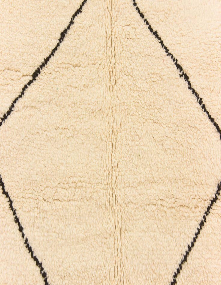 Detail image of 6' 2 x 10' 3  Hand Knotted Moroccan Wool Rug