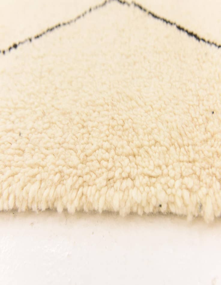 Detail image of 6' 2 x 10' 3  Hand Knotted Moroccan Wool Rug