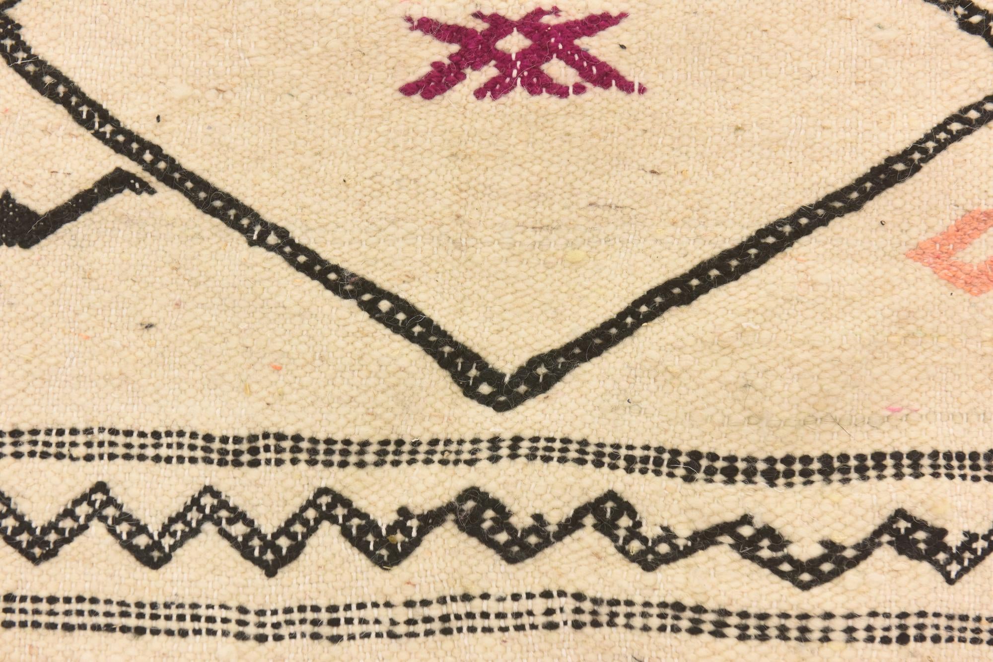 6' 3 x 9' 10 Hand Knotted Moroccan Wool Rug