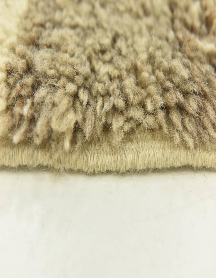 Detail image of 6' 7 x 8' 2  Hand Knotted Moroccan Wool Rug