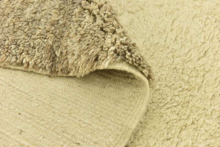 6' 7 x 8' 2 Hand Knotted Moroccan Wool Rug