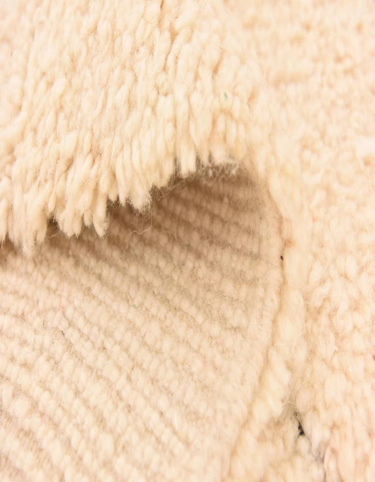 Detail image of 5' 4 x 8' 4  Hand Knotted Moroccan Wool Rug