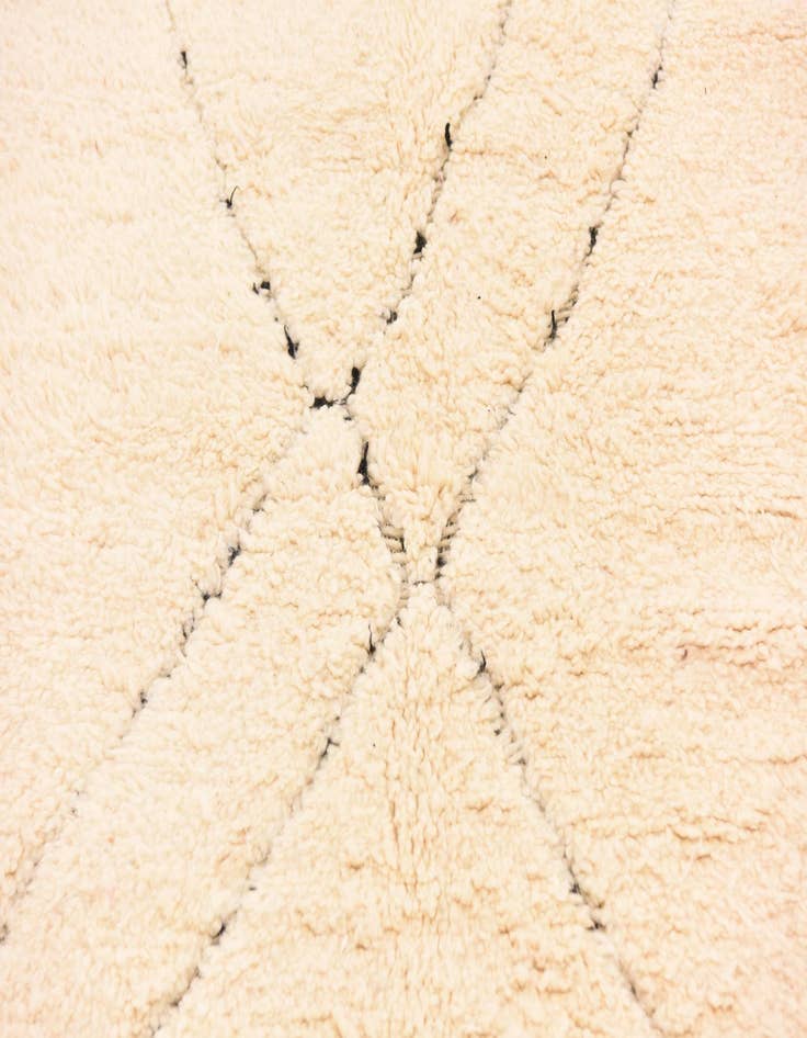 Detail image of 5' 4 x 8' 4  Hand Knotted Moroccan Wool Rug