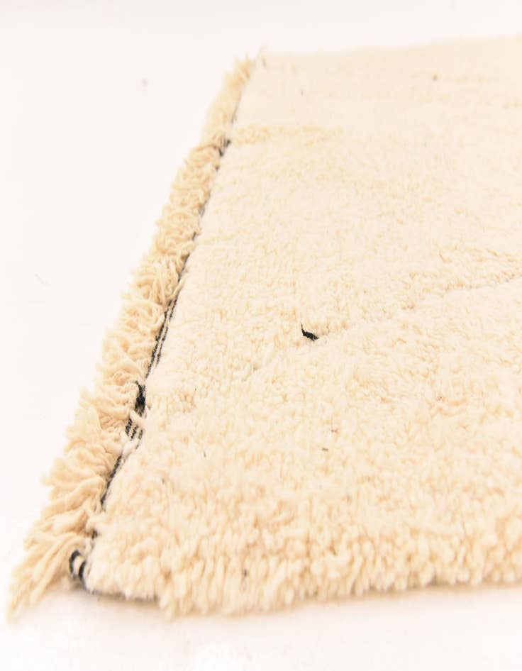 Detail image of 5' 4 x 8' 4  Hand Knotted Moroccan Wool Rug