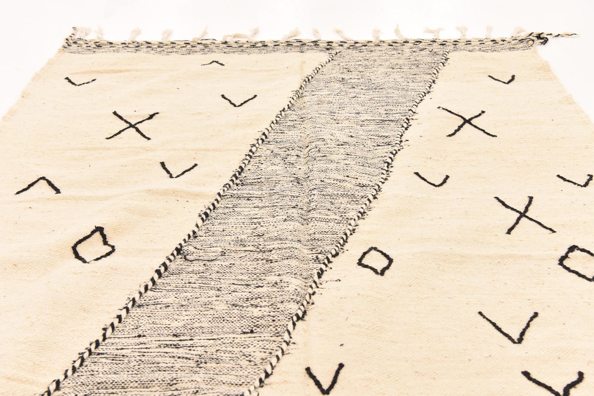 6' 3 x 10' Hand Knotted Moroccan Wool Rug