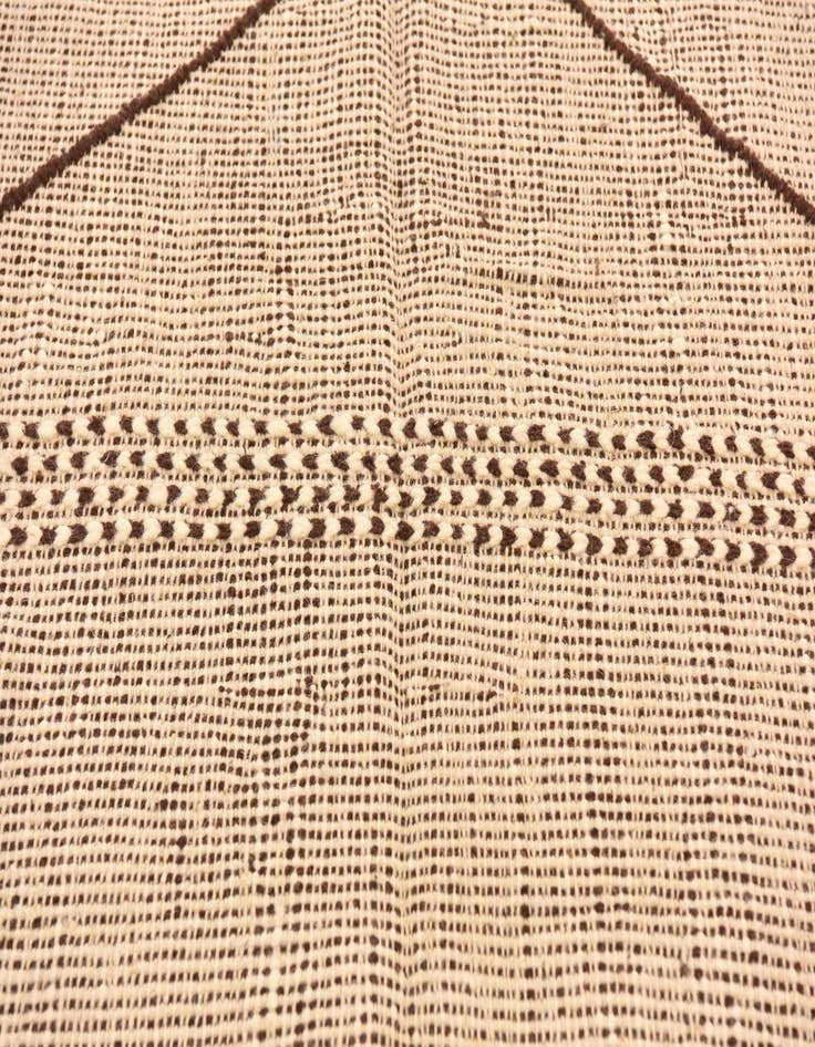 Detail image of 4' 11 x 7'  Hand Knotted Moroccan Wool Rug