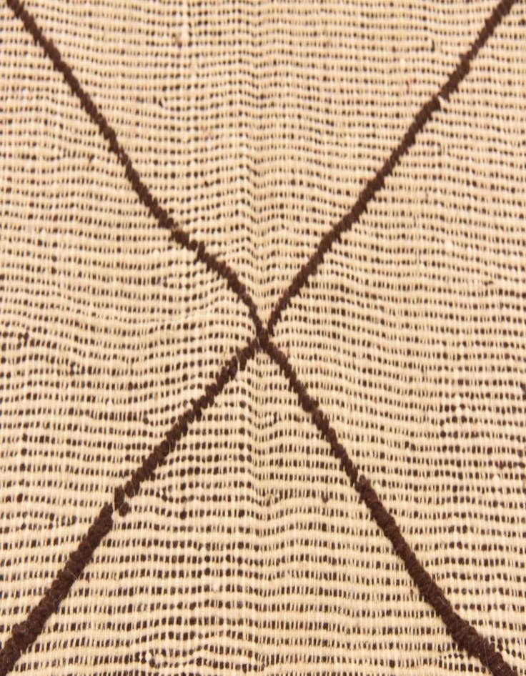 Detail image of 4' 11 x 7'  Hand Knotted Moroccan Wool Rug
