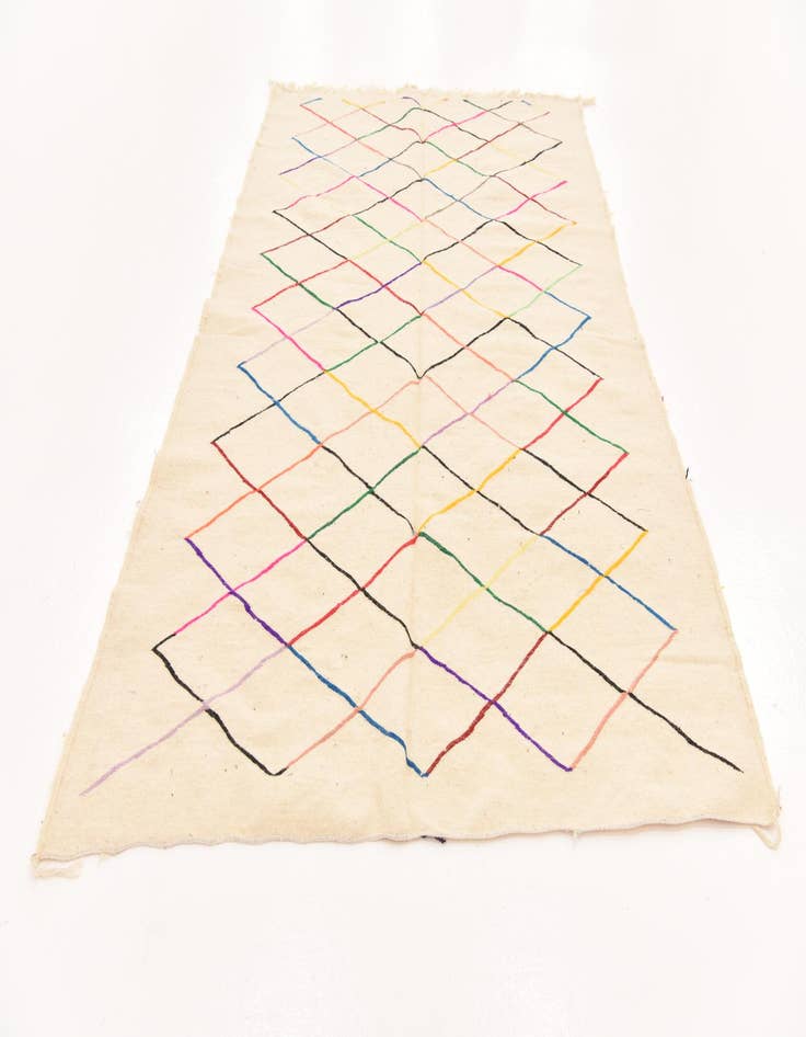 Detail image of 4' 7 x 7' 9  Hand Knotted Moroccan Wool Rug