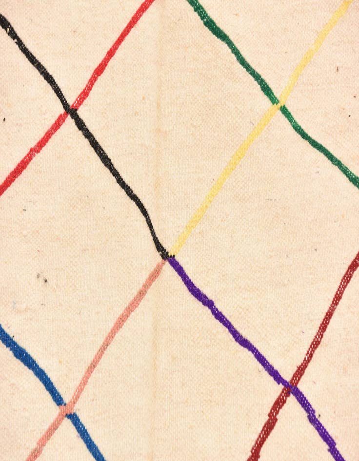 Detail image of 4' 7 x 7' 9  Hand Knotted Moroccan Wool Rug