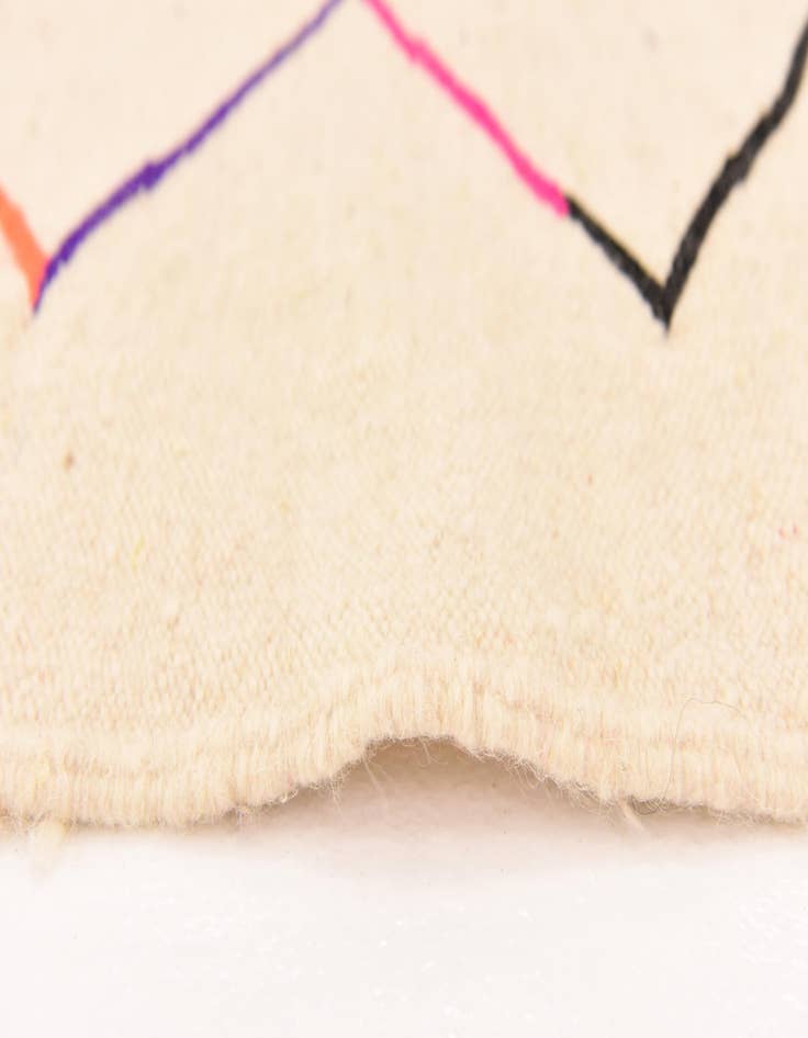 Detail image of 4' 7 x 7' 9  Hand Knotted Moroccan Wool Rug