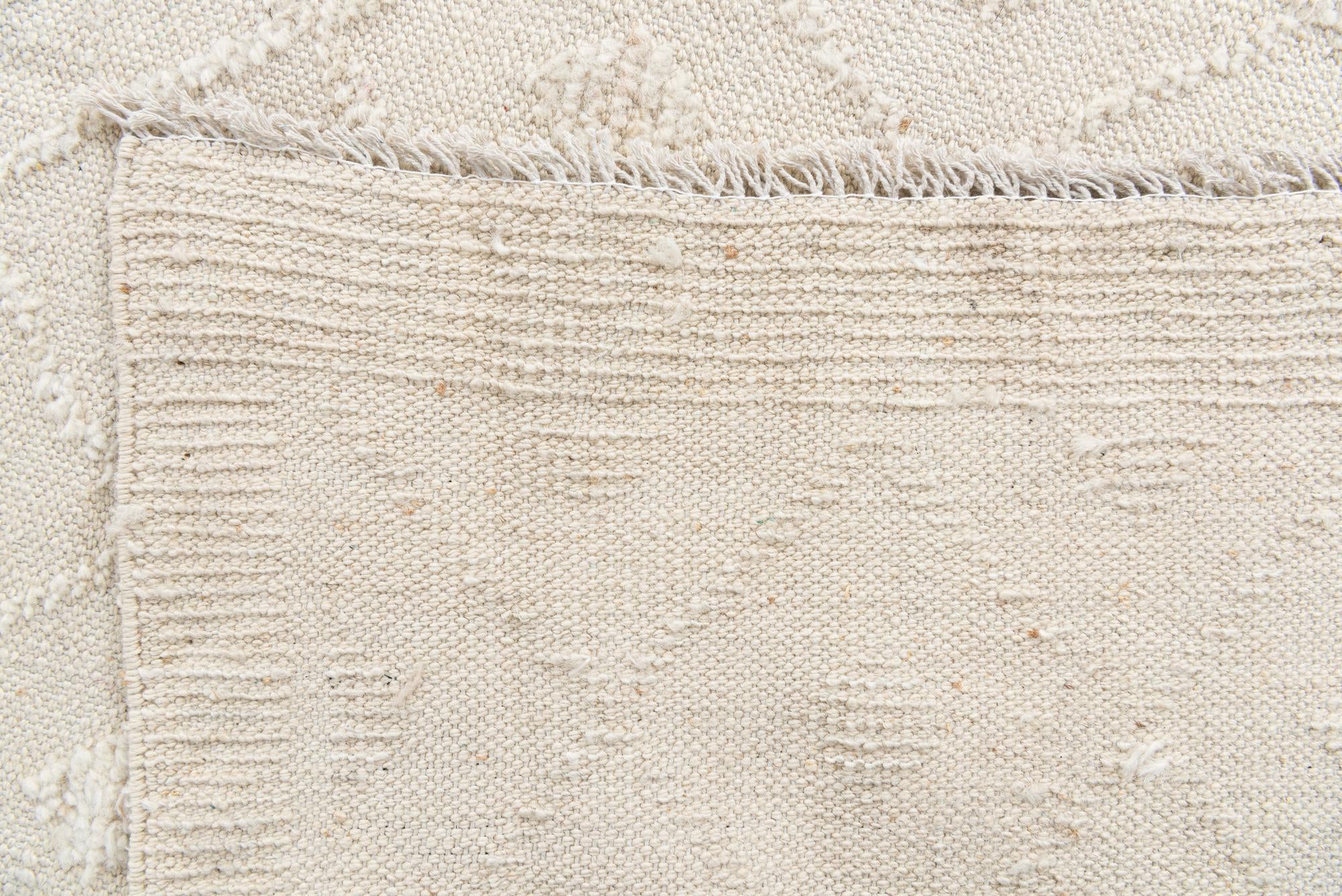8' 9 x 12' 2 Hand Knotted Moroccan Wool Rug