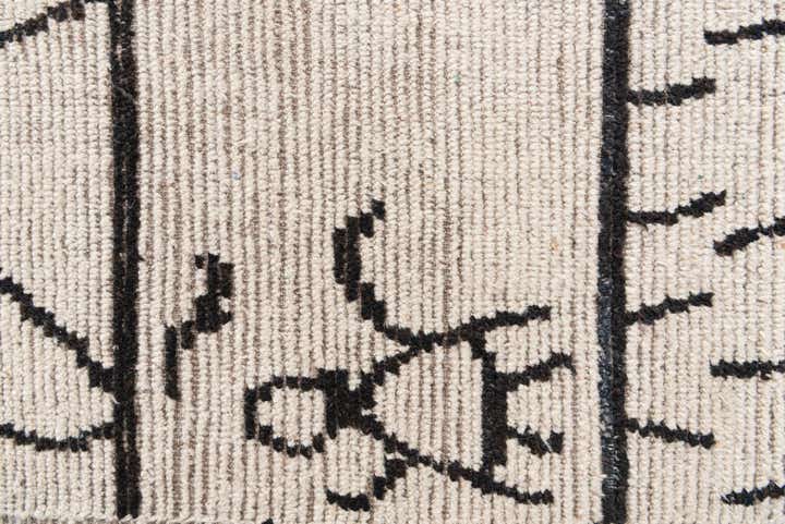 9' 3 x 11' 8 Hand Knotted Moroccan Wool Rug